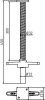 Trench shoring spindle separate,  Ø 32 mm