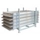 Set of aluminium trench bridge with base plate of steel