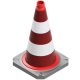 Traffic cones BAST tested to TL with reflective film