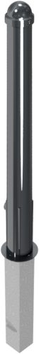 Ornamental bollard steel tube Ø 102 / 76 mm