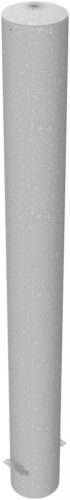 Steel tube bollards Ø 152 x 3.2 mm stationary, for casting in concrete hot-dip galvanized