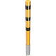 Steel tube bollard Ø 152 x 3.2 mm removable, without locking mechanism yellow / black