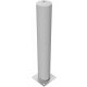 Steel tube bollards Ø 152 x 3.2 mm to be fixed by plugs hot-dip galvanized