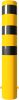 Steel tube bollards Ø 193 x 3,6 mm stationary, for casting in concrete yellow / black