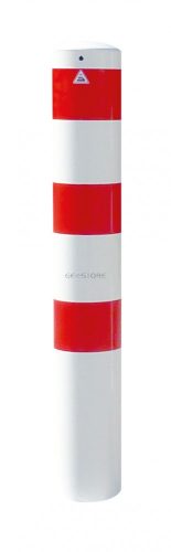 Steel tube bollards Ø 193 x 3,6 mm stationary, for casting in concrete hot-dip galvanized