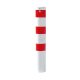 Steel tube bollards Ø 193 x 3,6 mm stationary, for casting in concrete hot-dip galvanized