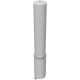 Steel tube bollards Ø 193 x 3,6 mm removable, without locking mechanism hot-dip galvanized / coated white