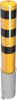 Steel tube bollards Ø 193 x 3,6 mm removable, without locking mechanism yellow / black