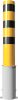 Steel tube bollards Ø 193 x 3,6 mm removable, without locking mechanism yellow / black