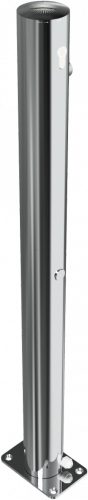 Stainless steel post Ø 76 mm