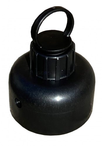 Adapter with eyelet for putting on flexiposts for chains black