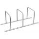 Bicycle rack - row arrangement lean-on hoop made of steel tube Ø 48 mm