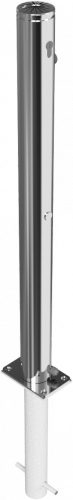 Stainless steel post Ø 76 mm