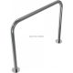 Stainless steel hoop Ø 48 mm without cross bar for casting in concrete