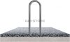 Stainless steel universal hoop Ø 48 mm without cross bar for casting in concrete