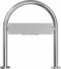 Stainless steel round hoop Ø 48 mm - with cross bar and parking sign - for plugging down