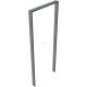 Lean-on hoop of flat bar steel 50 x 12 mm