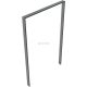 Lean-on hoop of flat bar steel 50 x 12 mm