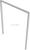 Lean-on hoop of flat bar steel 50 x 12 mm