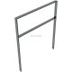 Lean-on hoop of flat bar steel 50 x 12 mm