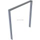 Lean-on hoop of flat bar steel 80 x 12 mm