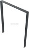 Lean-on hoop of flat bar steel 80 x 12 mm