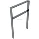 Lean-on hoop of flat bar steel 80 x 12 mm