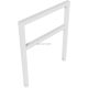 Lean-on hoop made of steel tube Square tube 60 x 60 mm