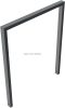 Lean-on hoop made of steel tube Square tube, 60 x 40 mm