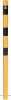 Barrier post steel tube Ø 60 x 2,5 mm yellow / black