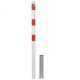 Barrier posts Steel tube Ø 60 x 2,5 mm removable without locking mechanism