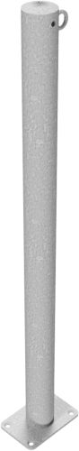 Barrier posts Steel tube Ø 60 x 2,5 mm stationary to be fixed by plugs