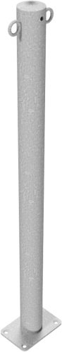 Barrier posts Steel tube Ø 60 x 2,5 mm stationary to be fixed by plugs