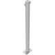 Barrier posts Steel tube Ø 60 x 2,5 mm stationary to be fixed by plugs