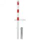 Barrier posts Steel tube Ø 60 x 2,5 mm removable for padlock