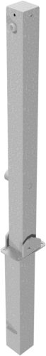 Barrier posts Steel tube 70 x 70 mm foldable and removable