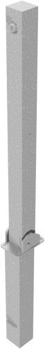 Barrier posts Steel tube 70 x 70 mm foldable and removable