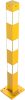 Barrier posts steel tube Ø 70 x 70 mm detachable, removable yellow / black