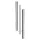 Barrier posts Steel tube 70 x 70 mm removable, with triangular lock