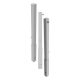 Barrier posts Steel tube 70 x 70 mm removable, with triangular locking mechanism