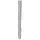 Barrier posts Steel tube 70 x 70 mm removable, with triangular locking mechanism