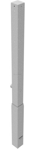 Barrier posts Steel tube 70 x 70 mm removable, with triangular locking mechanism