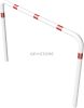 Guard hoop Ø 76 x 2,6 mm without cross bar for casting in concrete