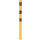 Barrier post steel tube Ø 76 x 2,6 mm yellow / black