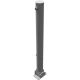 Barrier posts Steel tube Ø 76 x 2,6 mm foldable, with triangular locking mechanism