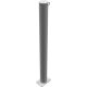 Barrier posts Steel tube Ø 76 x 2,6 mm stationary, to be fixed by plugs