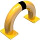 Anti-nudge hoop steel tube Ø 76 mm yellow / black