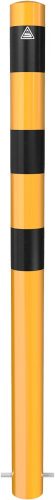 Barrier post steel tube Ø 89 x 2,9 mm yellow / black