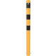 Barrier post steel tube Ø 89 x 2,9 mm yellow / black