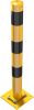 Barrier post steel tube Ø 89 x 2,9 mm sides tiltable yellow / black